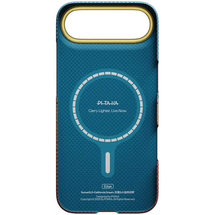 Husă PITAKA California Dream-01 cu MagSafe pentru iPhone Air, Sunset – photo 3