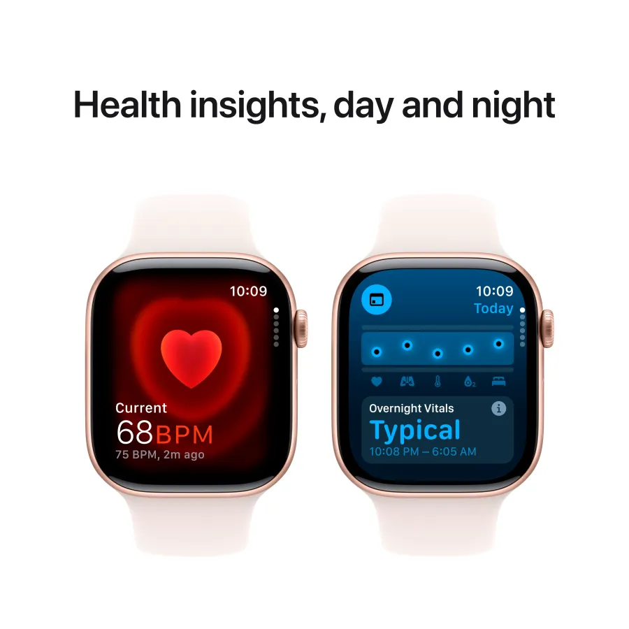 photo 5 - Apple Watch Series 10 GPS 46mm Rose Gold Aluminium Case with Light Blush Sport Band - S/M, Model A2999
