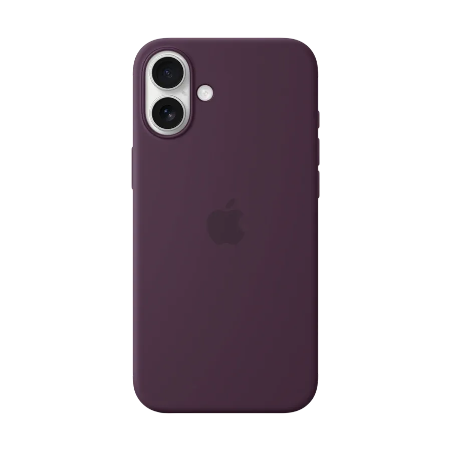 photo - Husă APPLE din silicon cu MagSafe pentru iPhone 16 Plus, Plum