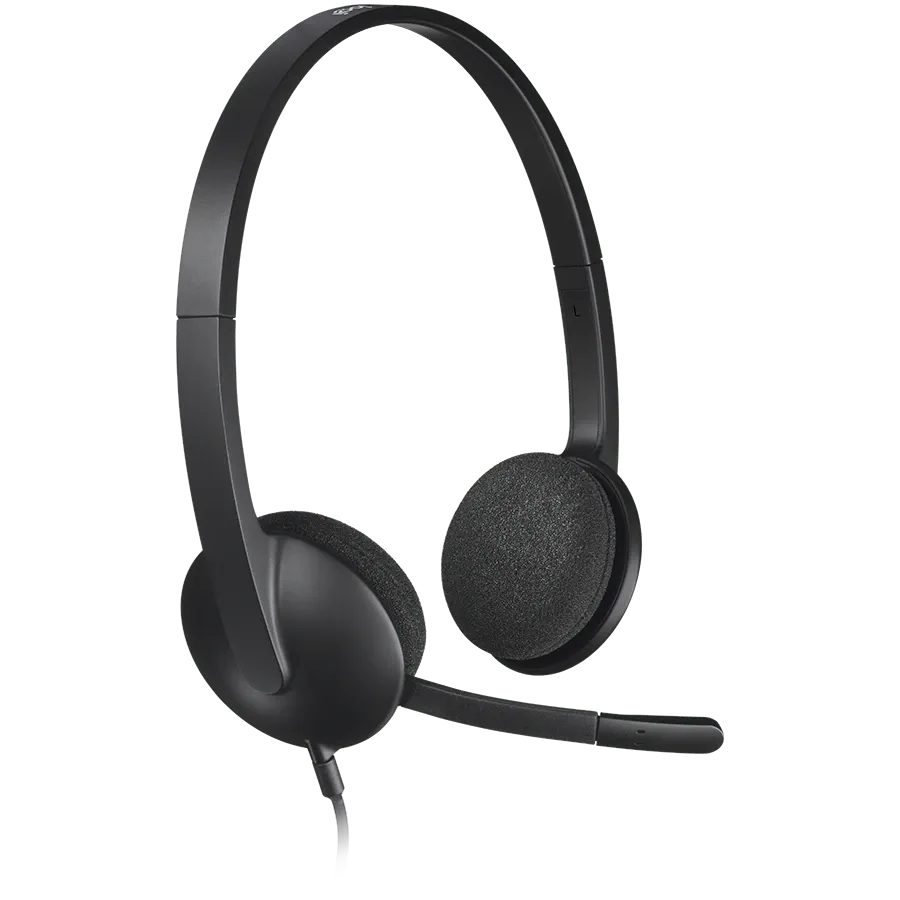 photo 3 - LOGITECH H340 Headset, Black