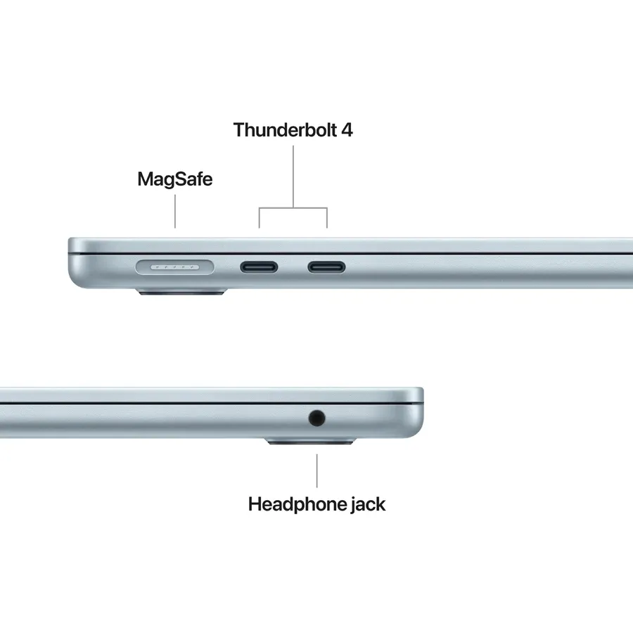 MacBook Air 13.6" M5 (10C CPU/10C GPU), 16 ГБ, 1 ТБ, Небесно-голубой – photo 6