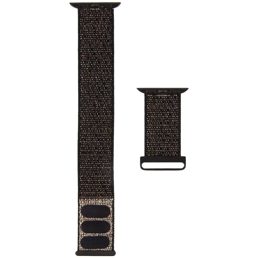 photo 1 - CASE-MATE NYLON BAND Ремешок для Apple Watch 42/44 mm, Metallic Black
