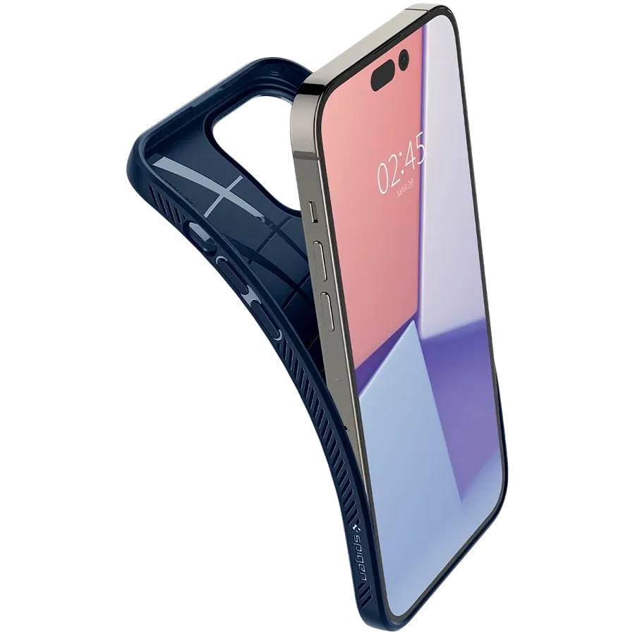 photo 2 - Чохол SPIGEN SGP Liquid Air Темно-синій для iPhone 14 Pro