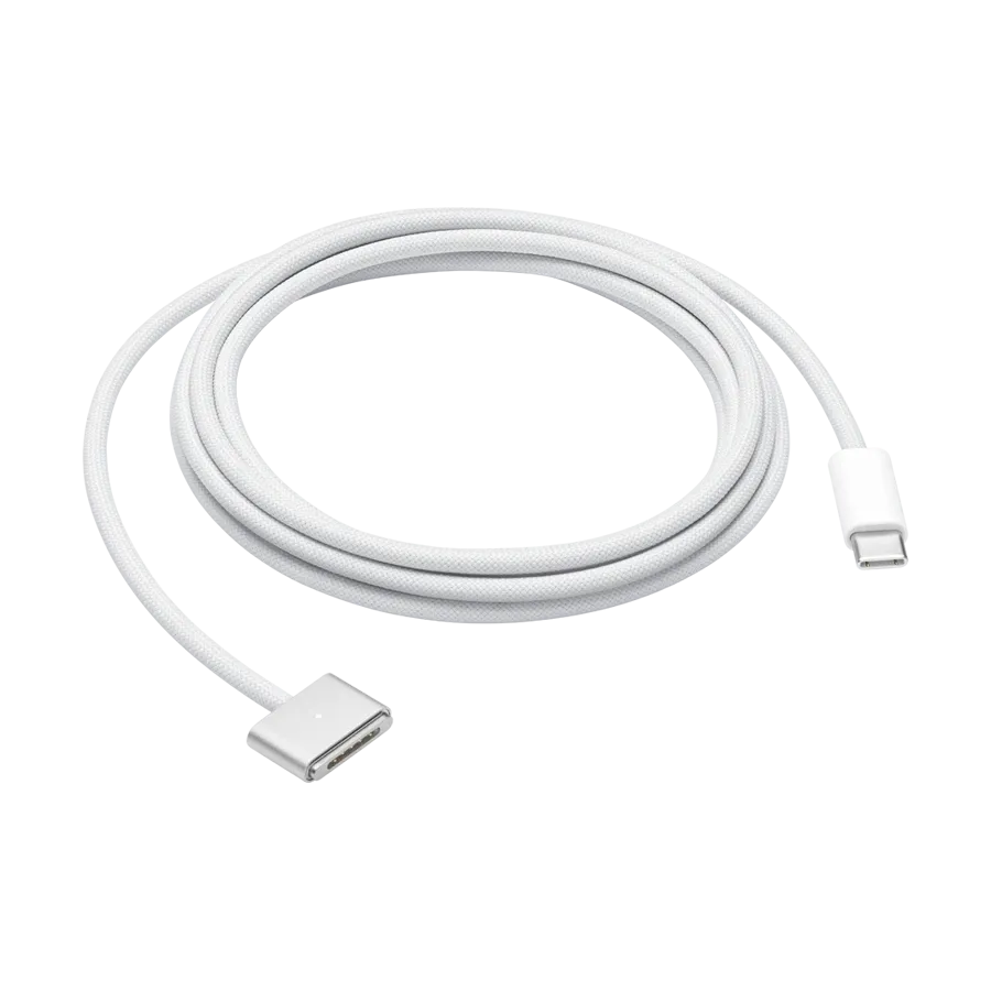photo - Apple USB‑C/MagSafe 3 кабелі, күміс, 2м