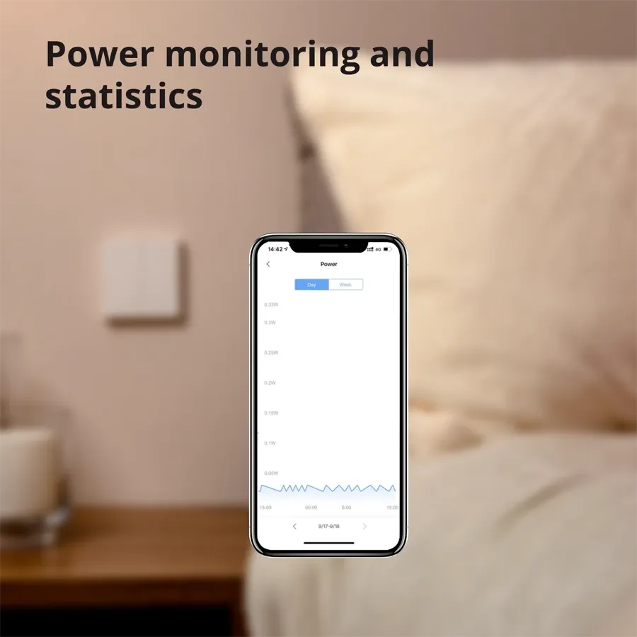 photo 19 - Выключатель бытовой настенный AQARA Smart wall switch H1 (with neutral, double rocker)