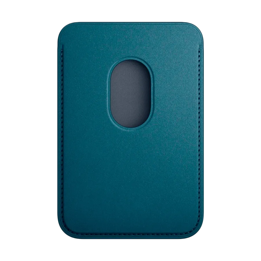photo 2 - Wallet Apple FineWoven with MagSafe for iPhone, Pacific Blue