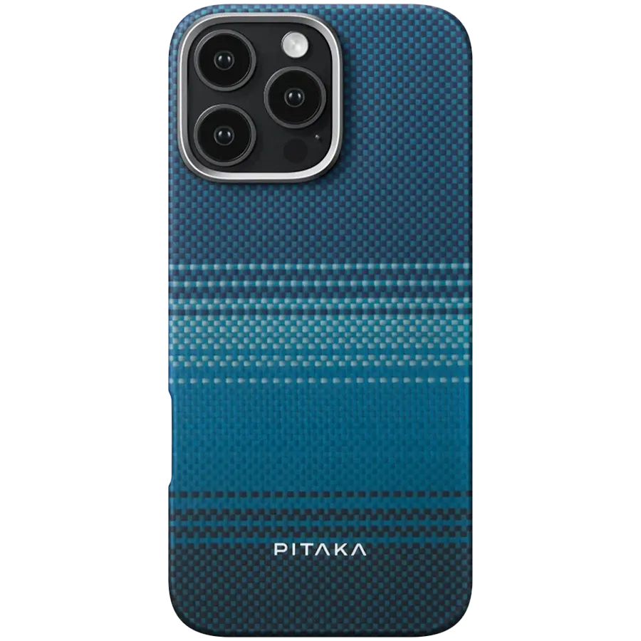 photo - PITAKA Protective Case Tactile Woven with MagSafe Moonrise for iPhone 16 Pro