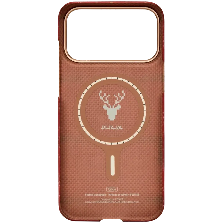 photo 4 - PITAKA Чохол Ultra-Slim with MagSafe Scarlet для iPhone 17 Pro Max