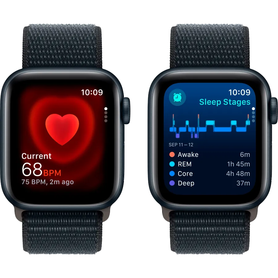 Apple Watch SE GPS Gen.2 (2023) Midnight Sport Loop, 40mm, Midnight – photo 5