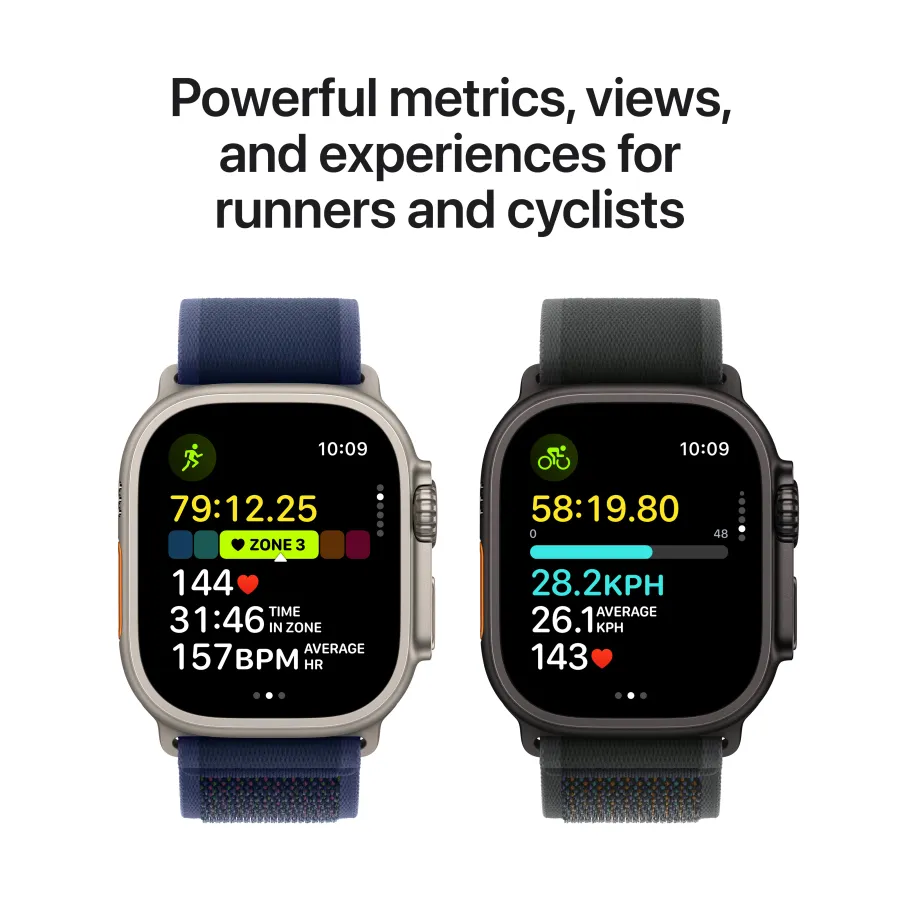 photo 4 - Apple Watch Ultra 2 2024 GPS + Cellular 49mm Black Titanium Case with Black Ocean Band, Model A2986