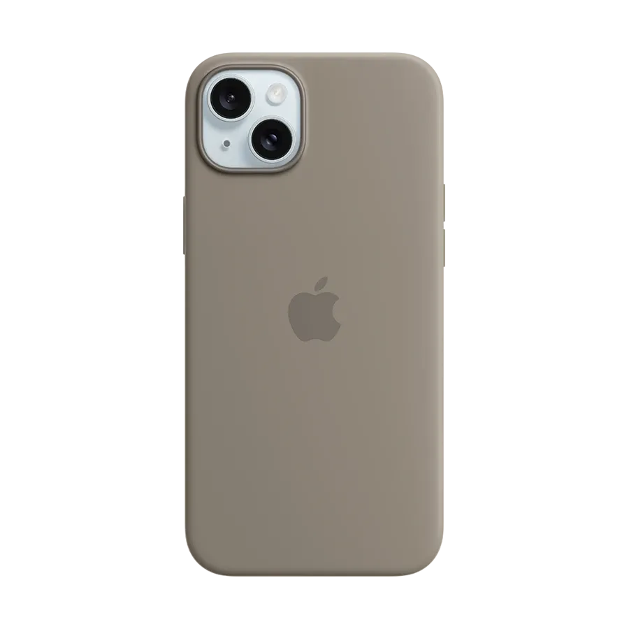 photo - Apple Case Silicone Case with MagSafe Clay for iPhone 15 Plus