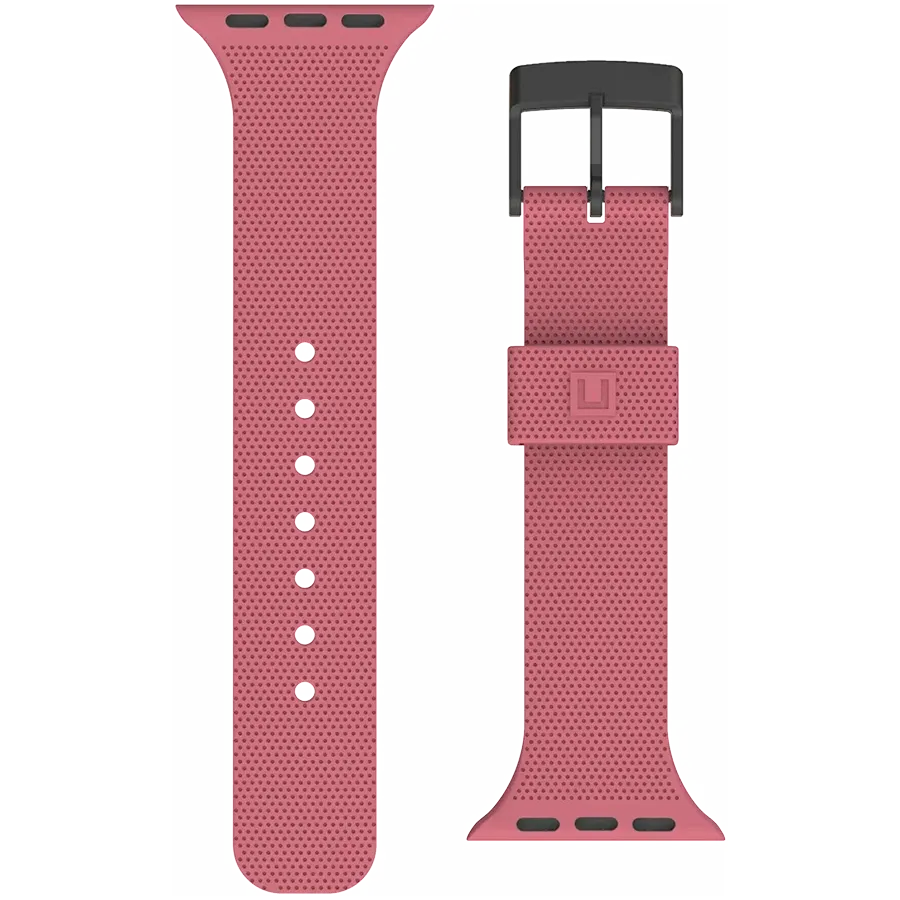 photo 1 - UAG DOT SILICONE Бау үшін Apple Watch 42/44/45 mm, Dusty Rose