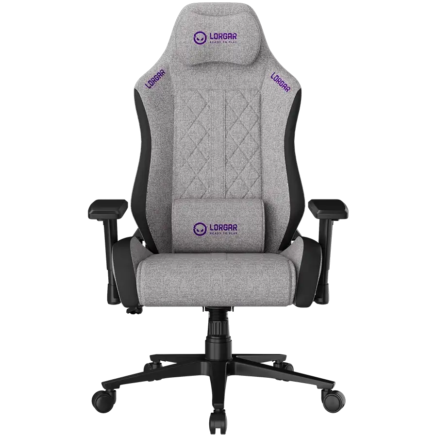 Игровое кресло LORGAR CHA 41, Gray/Purple – photo 1