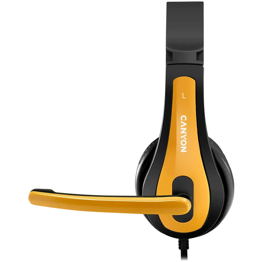 photo 4 - Гарнітура CANYON HSC-1, Black/Yellow
