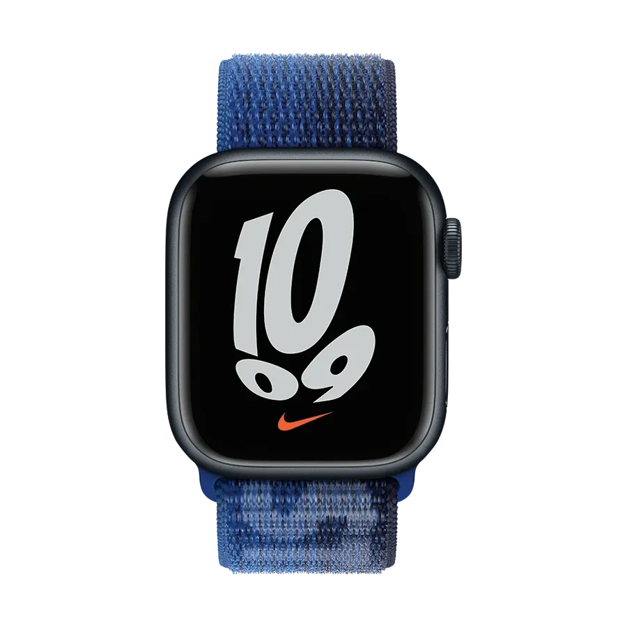 photo 3 - Curea APPLE Nike Sport Loop pentru Apple Watch 41mm, Game Royal/Midnight Navy