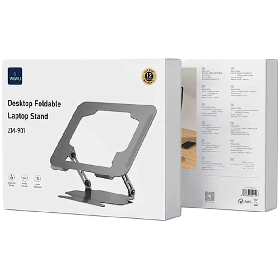 photo 3 - Suport WIWU pentru laptop până la 17", Gray
