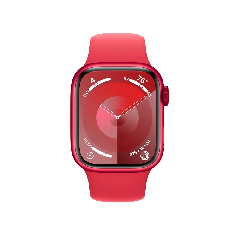 photo 2 - Apple Watch Series 9 GPS, 41мм, Спортивный ремешок "PRODUCT(RED)", M/L