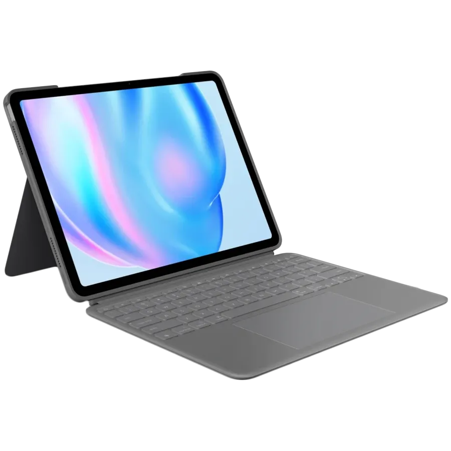 photo 1 - LOGITECH Чехол с клавиатурой Combo Touch Oxford Grey для iPad Air 13 (M2)