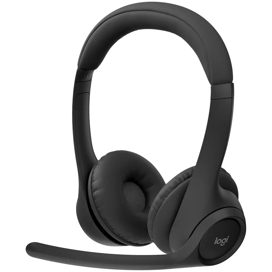 photo - LOGITECH Zone 300 Беспроводная Гарнитура, Midnight Black