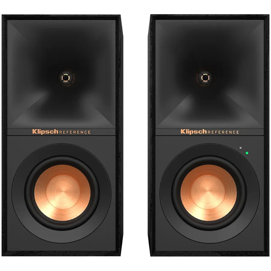 photo 1 - Klipsch Reference R-40PM сөрелік белсенді акустика, қара, жұп