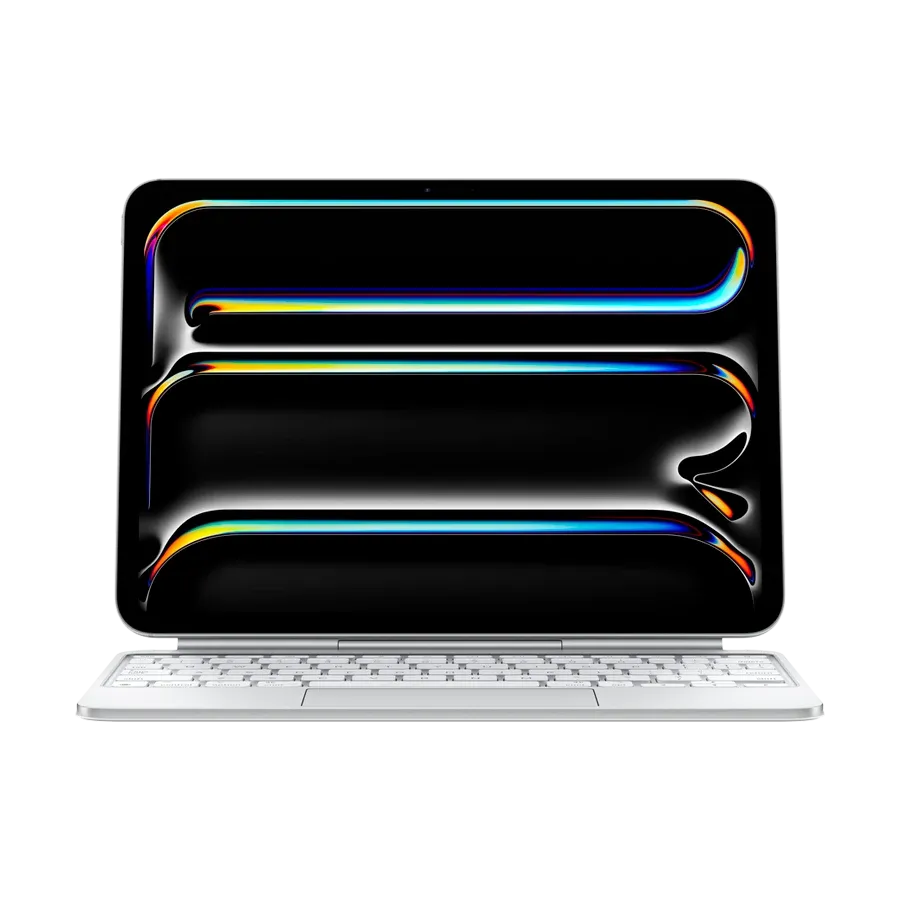 photo 1 - Чохол-клавіатура для планшета Apple Magic Keyboard for iPad Pro 11 inch (M4) - Ukrainian - White (MWR03UA/A)