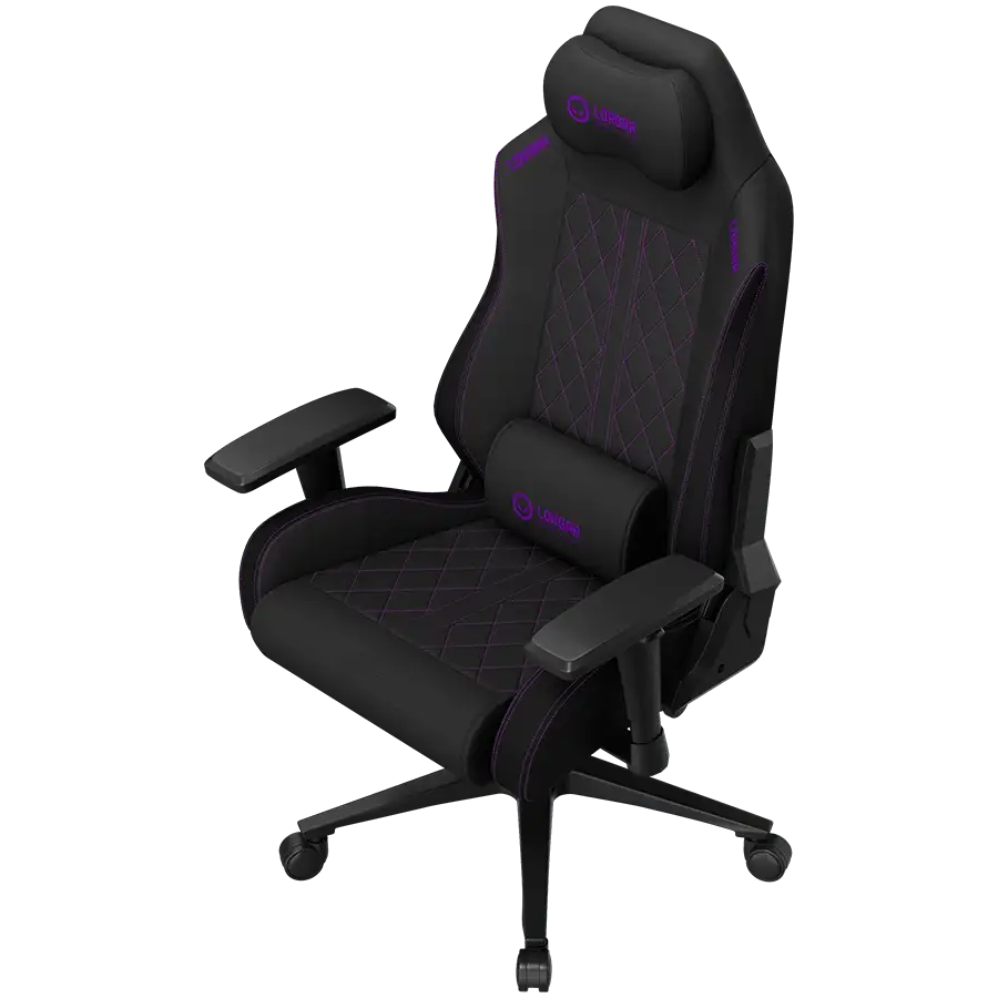 Игровое кресло LORGAR CHA 41, Черный/Фиолетовый – photo 4