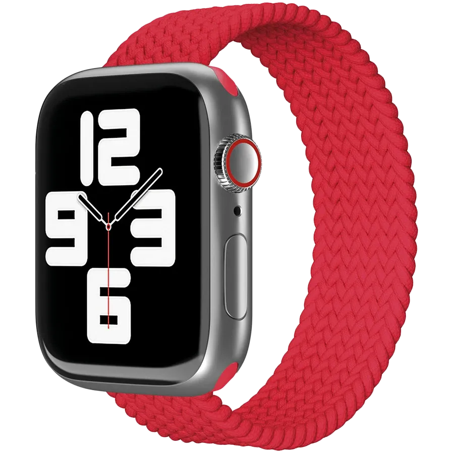 photo 1 - VLP Nylon Band Ремешок для Apple Watch 38/40/41 mm, Размер L/XL, Красный