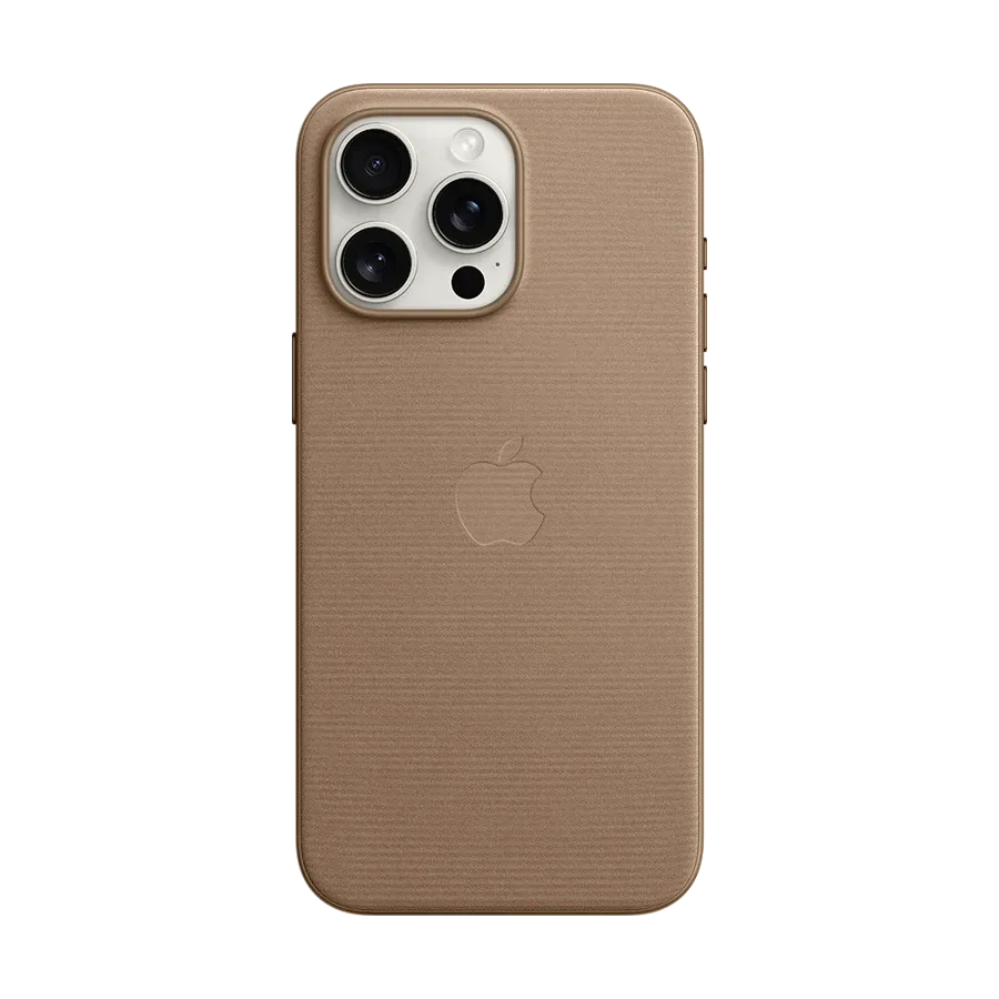 photo - Case Apple FineWoven with MagSafe for iPhone 15 Pro Max, Taupe