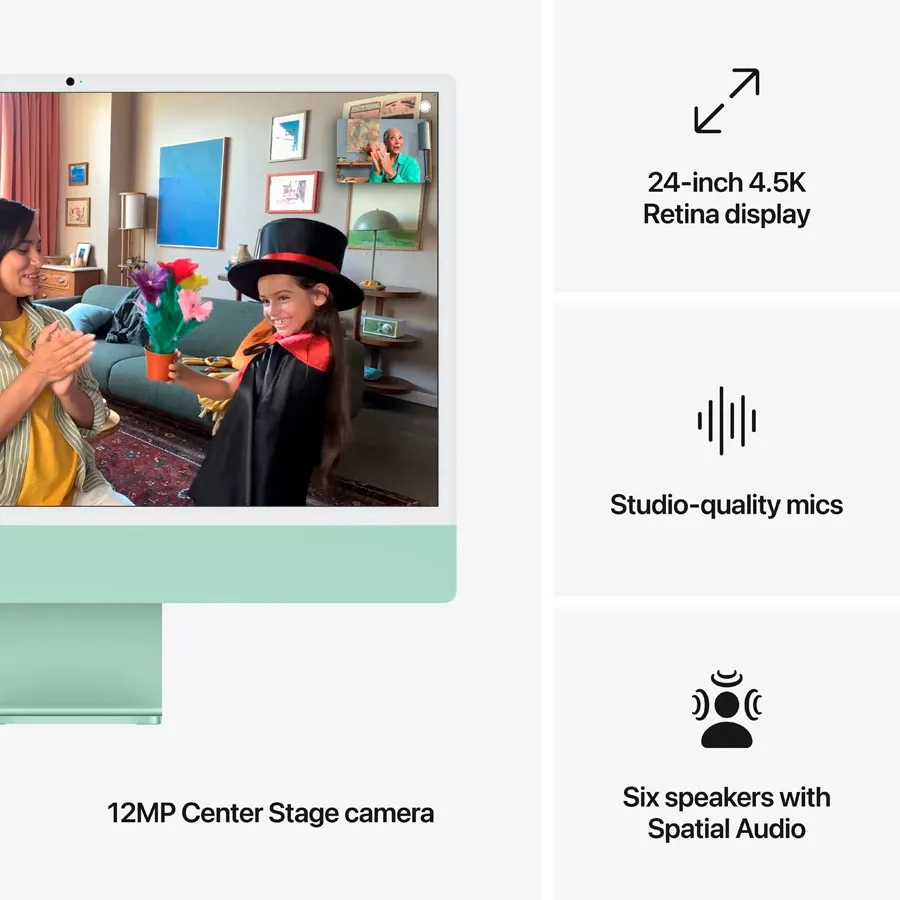photo 7 - iMac 24" M4 (8C CPU/8C GPU), 16GB, 256GB SSD, Green