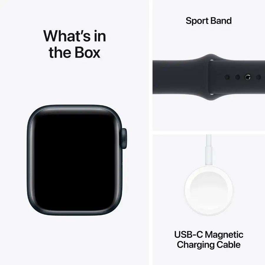 Apple Watch SE GPS Gen.2 (2024), Midnight Sport Band, 40mm, Midnight – photo 8