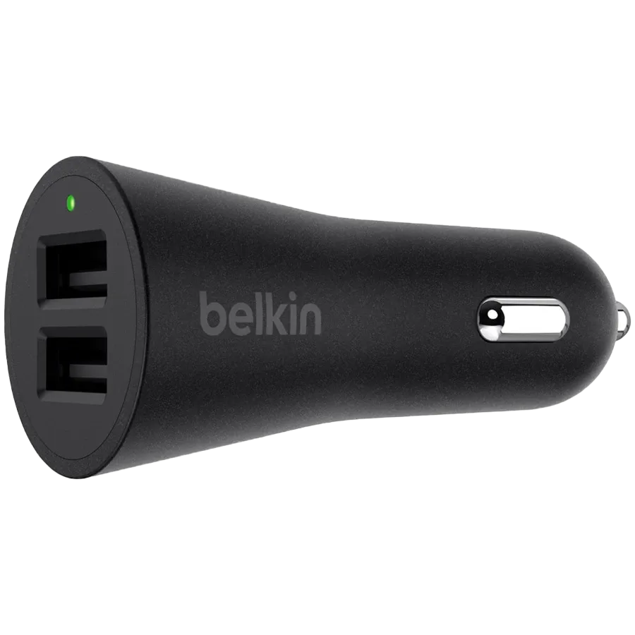 photo - Автомобильный адаптер BELKIN 2*USB Тип A, 24 Вт