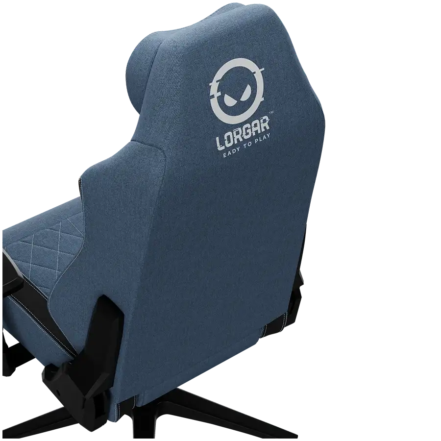 Игровое кресло LORGAR CHA 41, Синий/Белый – photo 20