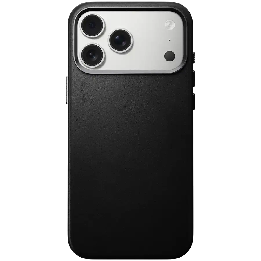 NOMAD Чохол Traditional Leather Case with MagSafe Чорний для iPhone 17 Pro Max – photo 1