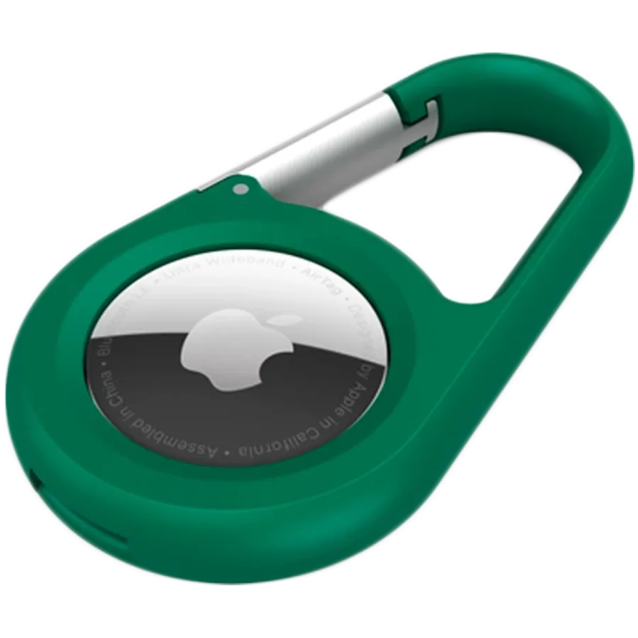 photo 2 - Брелок BELKIN с карабином для AirTag, Зелёный