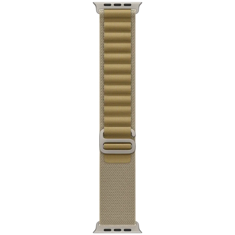 photo 1 - Apple 49mm Alpine Loop - Natural Titanium Finish Ремінець Alpine Loop - Natural Titanium Finish Tan за Apple Watch 44 mmApple Watch 45 mmApple Watch 46 mmApple Watch 49 mm 44/45/46/49 mm