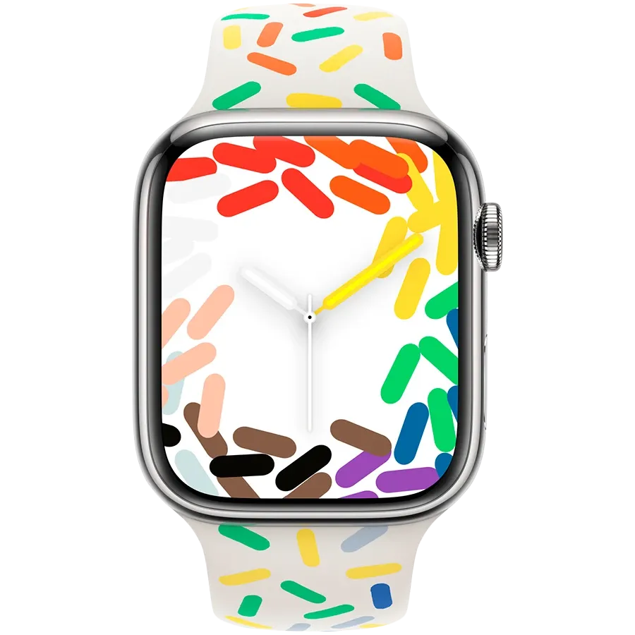 photo 3 - Apple Pride Edition Sport Band for Apple Watch 45 mm, Size M/L, Pride Edition