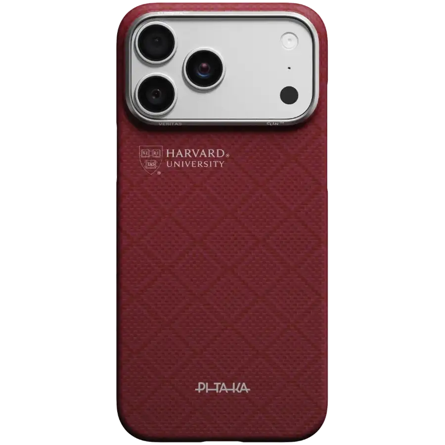 Husă PITAKA Harvard University cu MagSafe pentru iPhone 17 Pro Max, Harvard Crimson – photo 1