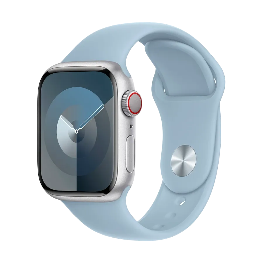 photo 2 - Apple 41mm Sport Band Band for Apple Watch 38/40/41 mm, Size M/L, Light Blue