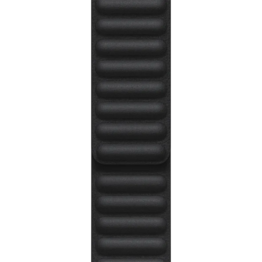 photo 1 - Apple Leather Link Band for Apple Watch 42/44/45 mm, Size S/M, Midnight