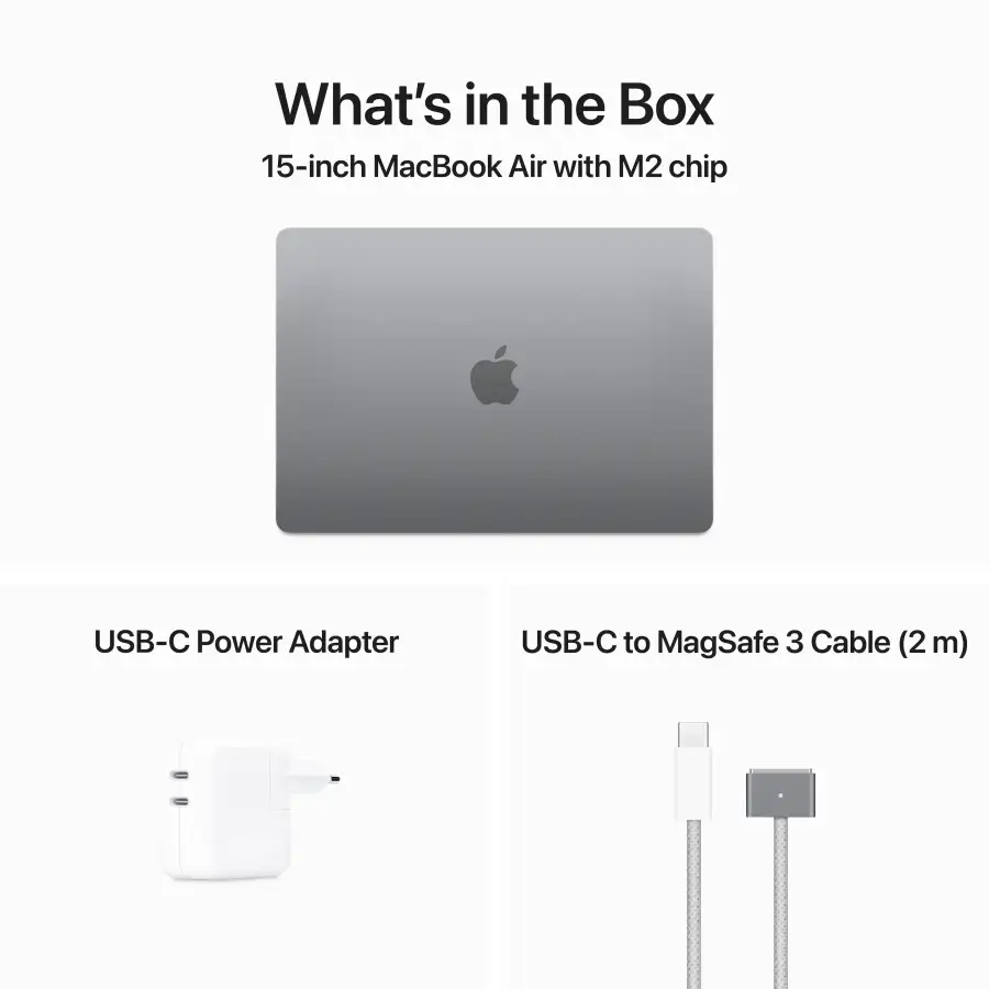 MacBook Air 15.3"  M2 (8C CPU/10C GPU), 8 GB, 256 GB, Space Gray – photo 11