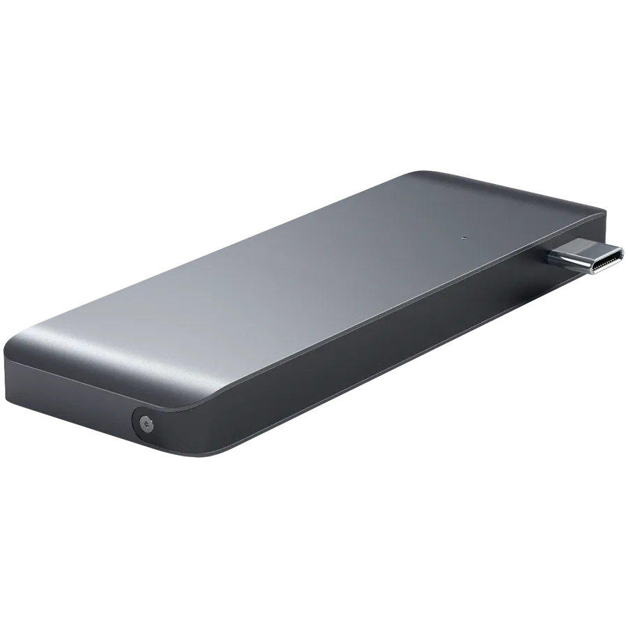 photo 3 - Адаптер Satechi Type-C USB 3.0 Passthrough Hub Space Gray