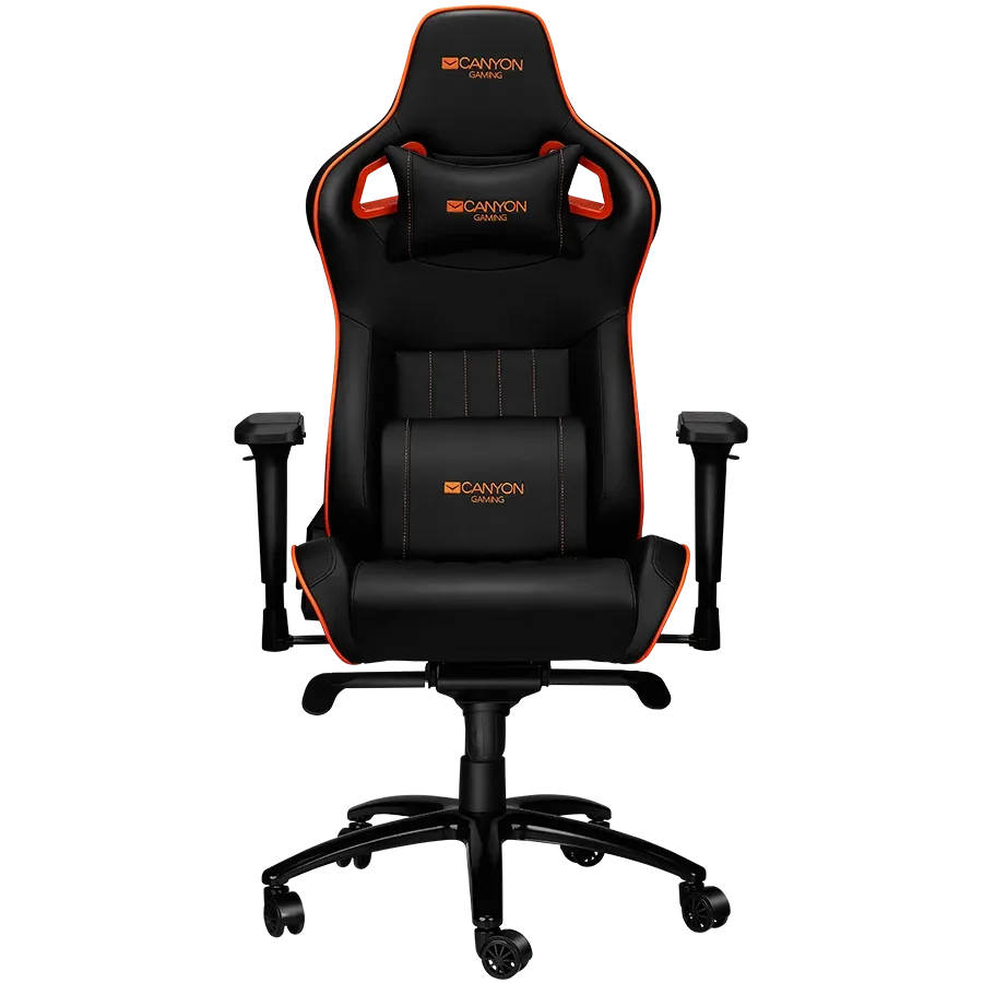 photo 1 - Игровое кресло CANYON Corax GС-5, Чёрный/Оранжевый