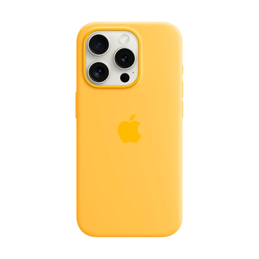 photo 1 - Silicone case Apple with MagSafe for iPhone 15 Pro, Sunshine