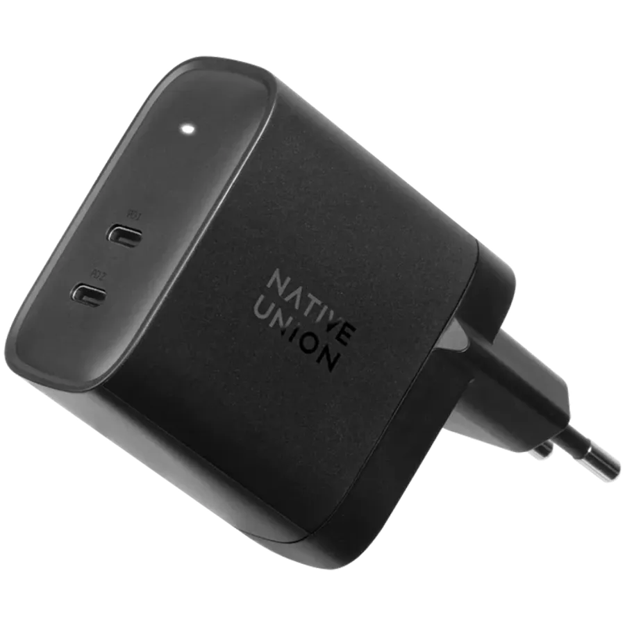 photo - NATIVE UNION Power Adapter 2*USB-C, 65 W
