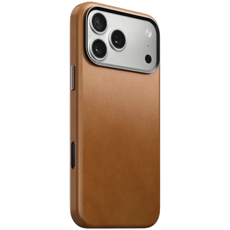 NOMAD Чохол Traditional Leather Case with MagSafe English Tan для iPhone 17 Pro Max – photo 1