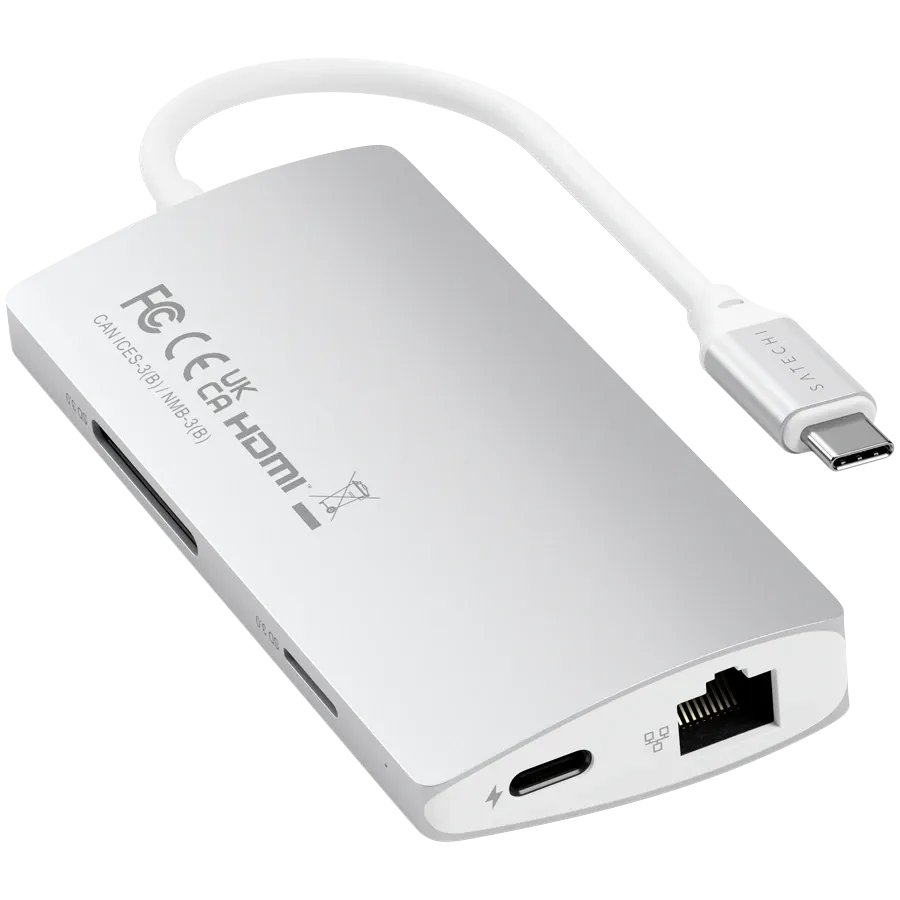 photo 4 - Док-станция SATECHI Aluminum Multi-Port Adapter V2 (ST-TCMA2S)
