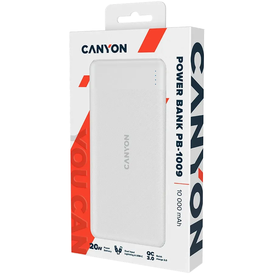 photo 4 - CANYON PB-1009 Power Bank, 10000 mAh, Lithium Polymer