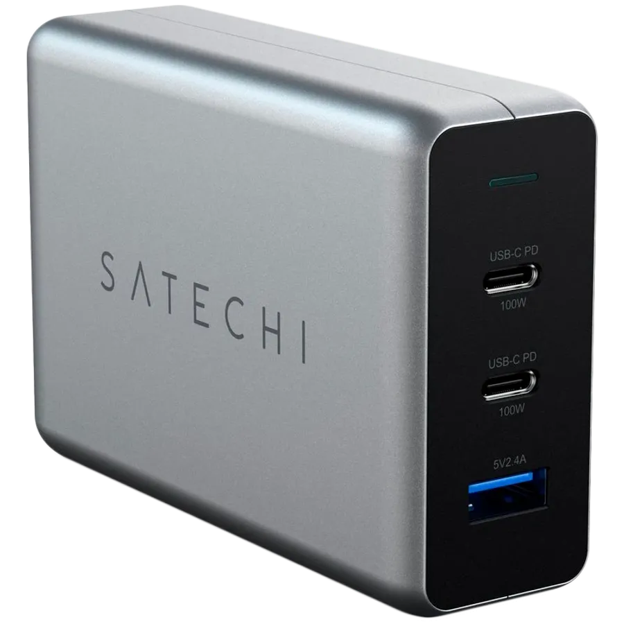 photo 1 - Адаптер питания SATECHI 3*USB/USB-C USB 3.0 (Тип A), 2*USB Тип C, 100 Вт