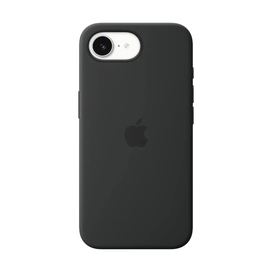 photo 1 - Apple силиконовый чехол с MagSafe Чёрный для iPhone 17e