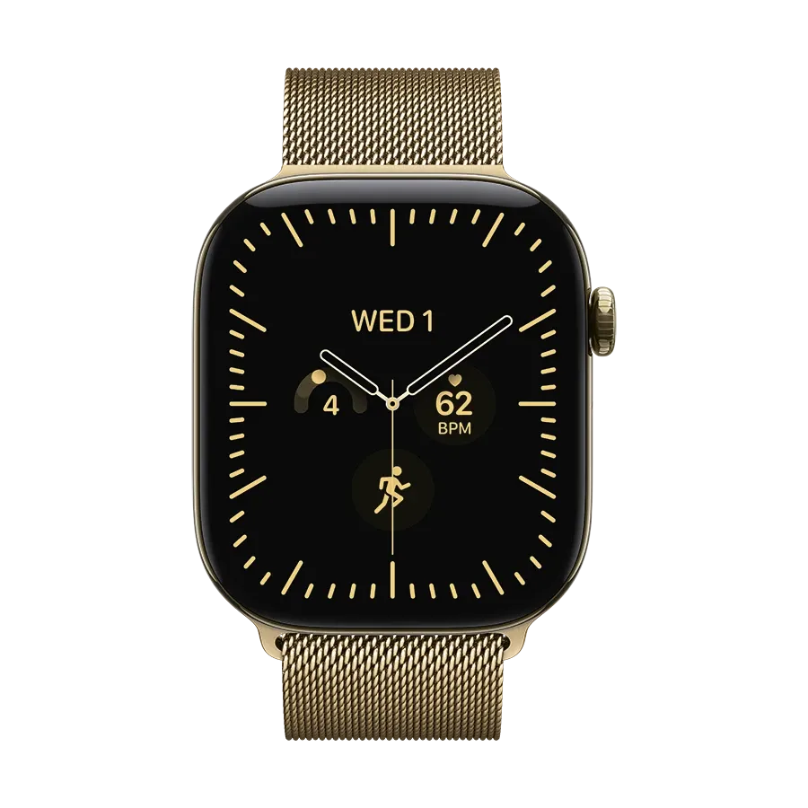 Apple 46mm Milanese Loop Ремінець  for Apple Watch 44/45/46/49 mm, Size M/L, Radiant Gold – photo 3